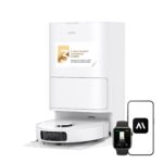 Mova E40 Ultra Saugroboter mit Wischfunktion, Autom. Leerung und 19.000 Pa, MaxiReach-Wischmopp-T., Verhedderungsfreie Seitenbürste, Eingeb. 80-ml-Wasserb, All-in-One-Station zu 75 Tage Reinigung