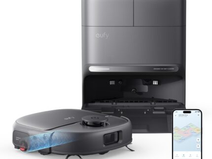 eufy Neuheit 2026 von Anker Saug- und Wischroboter C28 5-in-1 mit selbstreinigender HydroJet-Wischrolle, 15.000Pa Turbo-Saugkraft, Anti-Verheddern, KI-Hindernisvermeidung