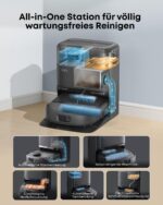 eufy Neuheit 2026 von Anker Saug- und Wischroboter C28 5-in-1 mit selbstreinigender HydroJet-Wischrolle, 15.000Pa Turbo-Saugkraft, Anti-Verheddern, KI-Hindernisvermeidung
