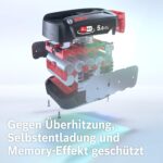 Bosch Akku-Staubsauger Unlimited Serie 8 ProPower BSS81POW1, kabelloser Handstaubsauger, beutellos, Hygiene-Filter, hohe Saugleistung, Lange Laufzeit, XXL-Polsterdüse, Fugendüse, schwarz