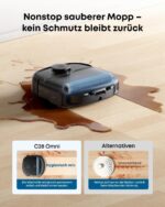 eufy Neuheit 2026 von Anker Saug- und Wischroboter C28 5-in-1 mit selbstreinigender HydroJet-Wischrolle, 15.000Pa Turbo-Saugkraft, Anti-Verheddern, KI-Hindernisvermeidung