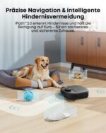 eufy Neuheit 2026 von Anker Saug- und Wischroboter C28 5-in-1 mit selbstreinigender HydroJet-Wischrolle, 15.000Pa Turbo-Saugkraft, Anti-Verheddern, KI-Hindernisvermeidung
