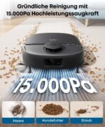eufy Neuheit 2026 von Anker Saug- und Wischroboter C28 5-in-1 mit selbstreinigender HydroJet-Wischrolle, 15.000Pa Turbo-Saugkraft, Anti-Verheddern, KI-Hindernisvermeidung