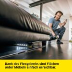 KÄRCHER Akku-Staubsauger VC 6 Cordless ourFamily, 2 Saugstufen, Laufzeit: bis zu 50 min., Gewicht: 2,8 kg, 25,2 V Akku, Wandhalterung mit Ladefunktion, Boden- und Fugendüse, Staubbürste, Weiß