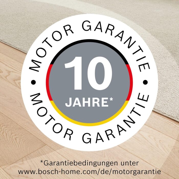 Bosch Akku-Staubsauger Unlimited 6 BCS611AM, kabelloser Handstaubsauger, beutellos, leicht, Hygiene-Filter, 10 Jahre Motorgarantie, hohe Saugleistung, Lange Laufzeit, alle Bodenarten, weiß